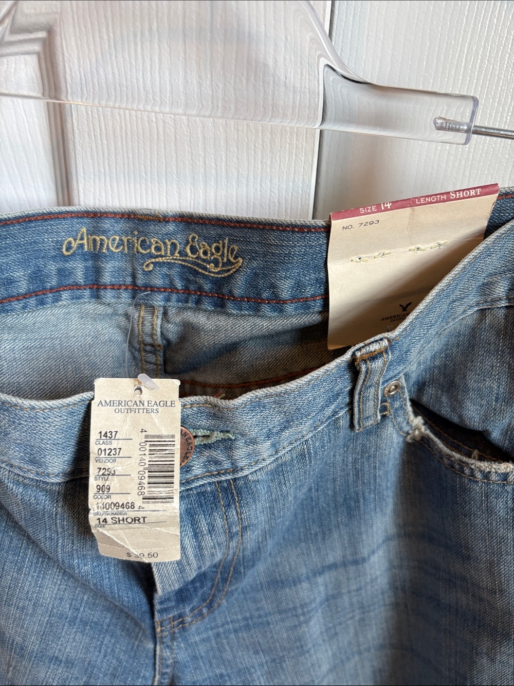 American Eagle Vintage Y2K Hipster Low Rise Bootcut Jeans - 14 Short/Petite NWT - Picture 6 of 16